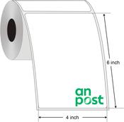 An Post White Shipping Labels 101.6mm x 152.4mm 4x6 inch 500 Labels image
