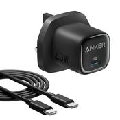Anker USB-C Charger 25W with USB-C Cable Black
