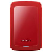 ADATA HV300 external hard drive 1 TB 2.5 3.2 Gen 1 3.1 Gen 1 Red image