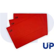 Half Flap Document Wallet Pack of 50 - Red