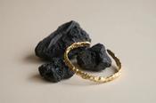 Molten Gold Bangle – Organic Handmade Bracelet image