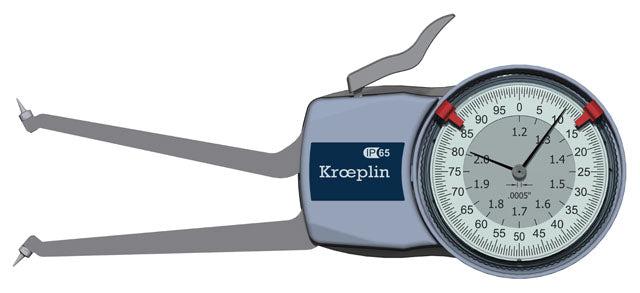 Kroeplin H7G30 mechanical internal measuring gauge Measuring range 1.2 ...