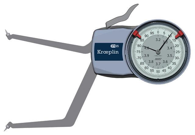 Kroeplin H7G80 mechanical internal measuring gauge Measuring range 3.2 ...