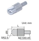 INSIZE Ball Contact Points Product Code: 6282-0201 CarbideØ3mm x L 3.97mm Thread 4 x 48UNF image