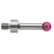 M4 Ø5 mm ruby ball, stainless steel stem, L 17.5 mm, EWL 13.4 mm A-5000-7553 image