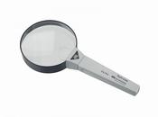 Swiss handheld magnifier Tech-Line Bifo, 2x/4x; Ø90/Ø20mm, bifocal, 09802 image