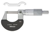 Mitutoyo Outside Micrometer with  Heat Ins. Plate 0-25mm, 0,001mm 102-311 image