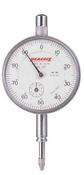 Peacock 107N Dial Indicator, 0-.4'' Range, 0.001'' Resolution, +/-0.001'' Accuracy, 0-100 Dial Reading, With Lug Back, White Face