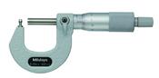 Tube Micrometer Spherical Anvil Flat Spindle, 0-25mm 115-308 image