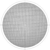 Overlay chart for Projector, No.17 Grid chart 1 mm pitch metric Ø 300 mm 12AAM593