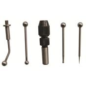 MHC 805-3305 Center Finder Set 5 pieces, one of .236" holder, .250" ball, .100" Disc &amp; Needle point