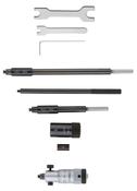 Mitutoyo Inside Micrometer, Interchangeable Rods 50-200mm, with 3 Rods, Carbide Measuring Faces 141-211 image