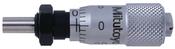 Micrometer Head, Ultra Small Type 0-0.25", 0.001", Flat, with Clamp Nut 148-204-10 image