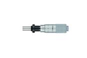 Micrometer Head, Carbide Tipped Spindle Standard Type, 0-15mm, 0,01mm, Flat, with Clamp Nut 149-131-10 image