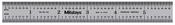 Steel Rule, Wide Rigid Rule 150mm/6", Metric/Inch 182-105