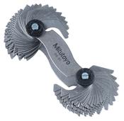 Mitutoyo Thread Pitch Gauge Screw Pitch Gauges size (mm/inch): 4 - 84 t.p.i.