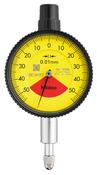Dial Gauge, Lug Back, ISO Type One Revolution, Shock- &amp; Dustproof, 1mm, 0,01mm 1929A-62 image