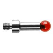 M4 Ø6 mm ruby ball, stainless steel stem, L 17 mm, EWL 13.3 mm A-5000-7555 image