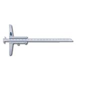 Standard Gauge  Metric Vernier Depth Gauge without Fine Adjustment, Caliper Type, Range 0-150mm , Graduation 0.05mm , 100mm base 00514042
