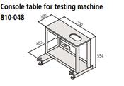 Steel table for Rockwell hardness testing machines 810-048