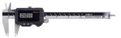 Mitutoyo Digital Solar Caliper, 0-150mm x .01mm No Output, Square Depth Rod &amp; Thumb Roller 500-774