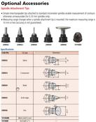 Micrometer Spindle Attachment Tips 208066 image