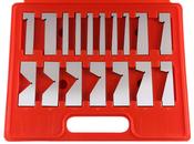 MHC 630-4275 17 Pc. Angle Block Set 1/4°, 1/2°, 1°, 2°, 3°, 4°,5°, 10°, 15°, 20°, 25°, 30°, 35°, 40°, 45° &amp; 2 riser blocks. image