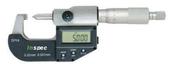 Inspec Single Point Micrometer 232-51-410 Range 0-1"/0-25mm resolution .001mm/.00005", 60 degree spindle image