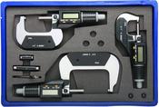 Inspec Digital Micrometer Set 132-13-80 Range 0-75mm/0-3"mm Resolution .00005"/.001mm image