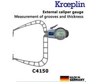 Kroeplin Digital External Caliper Gauge 100-150mm, 0.001mm C4150 image
