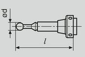 Stylus MarTest 802 NWt Product number: 4304321 802 NWt Stylus ø 6 mm, l = 56.6 mm