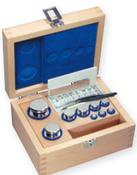 Kern 304-051-610 E1 Set of Weights 1g - 500g Polished Stainless Steel in Wooden Box with DKD Calibration Certificate,  Dust-brush, tweezers and gloves