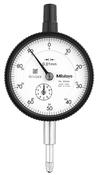 Mitutoyo 524-501 Hicators Dial Indicator, M2.5X0.45 Thread, 8mm Stem Dia., White Dial, 50-0-50 Reading, 60.7mm Dial Dia., 0.05mm Range, 0.001mm Graduation, +/-0.05mm Accuracy