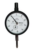 Dial Gauge, Flat Back, ISO Type Shockproof, 10mm, 0,01mm 2046AB-09