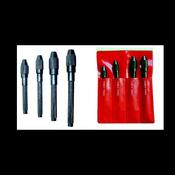 MHC 830-3104 Pin vise set Range 0-1mm, 0.8-1.5mm, 1.3-3.1mm &amp; 3.0-4.8mm