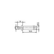 Mahr 4170561 Marameter Ball Contact, 5mm Diameter, 9mm Height image