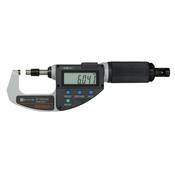 Mitutoyo Absolute Digital Micrometer, Adjust. Force Inch/Metric, Range 0-10mm/0-.4" 0,5-2,5N  227-215-20 image
