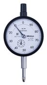 Dial Gauge, Flat Back, ISO Type Reverse Dial Face, 10mm, 0,01mm 2902AB