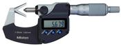 Mitutoyo Digital 3 Flute V-Anvil Micrometer 1-15mm, with Groove 314-251-30