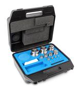 Kern 344-074 Kern M1 Sets 1g - 2Kg in a plastic case Cylindrical shape, polished stainless steel Dust-brush, tweezers and gloves to handle the weights.