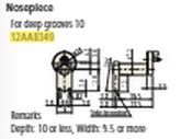 Deep groove 10mm nosepiece for Surftest SJ-410, SJ-500 12AAB349