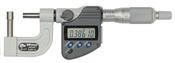 Mitutoyo Digital Tube Micrometer, IP65, Inch/Met. Spherical Anvil Flat Spindle, 0-25mm/0-1" 395-364-30 image