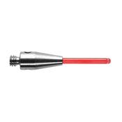 M2 Ø1.5 mm ruby spherically ended cylinder, stainless steel stem, L 15 mm A-5000-8877