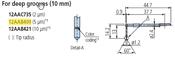Deep groove 10mm stylus - R5µm; 90° for Surftest; Formtracer SV-C 12AAB409