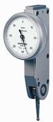 Brown &amp; Sharpe TESA 242G Compac Lever Dial Test Indicator, Horizontal Type, One Revolution Type, White Dial, 0-40-0 Reading, 40mm Dial Dia, 0-0.8mm Range, 0.01mm Graduation, -0.013mm Accuracy