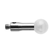 M2 Ø5 mm zirconia ball, stainless steel stem, L 10 mm, EWL 10 mm A-5003-2186 image