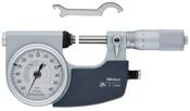 Mitutoyo Indicating Micrometer with Button Right 0-25mm 510-121 image