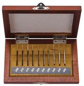 Mitutoyo Inch Rectangular Gauge Block Set Series 516-927, Thin Block Set - 10 pieces grade AS-1