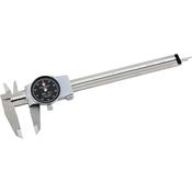 Brown &amp; Sharpe 599-579-5 Dial Caliper, Stainless Steel, Black Face, 0-6" Range, -0.001" Accuracy, 0.001" Resolution, Meets DIN 862 Specifications Brand: TESA Brown &amp; Sharpe image