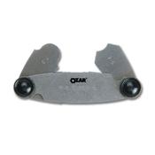 Ozar 17/64 - 1/2 Inch Locking Type Radius Gauge With 1/64 Inch Step &amp; 32 Leaves, AGR-1110